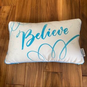 Mermaid pillow co Believe pillow & insert NWOT